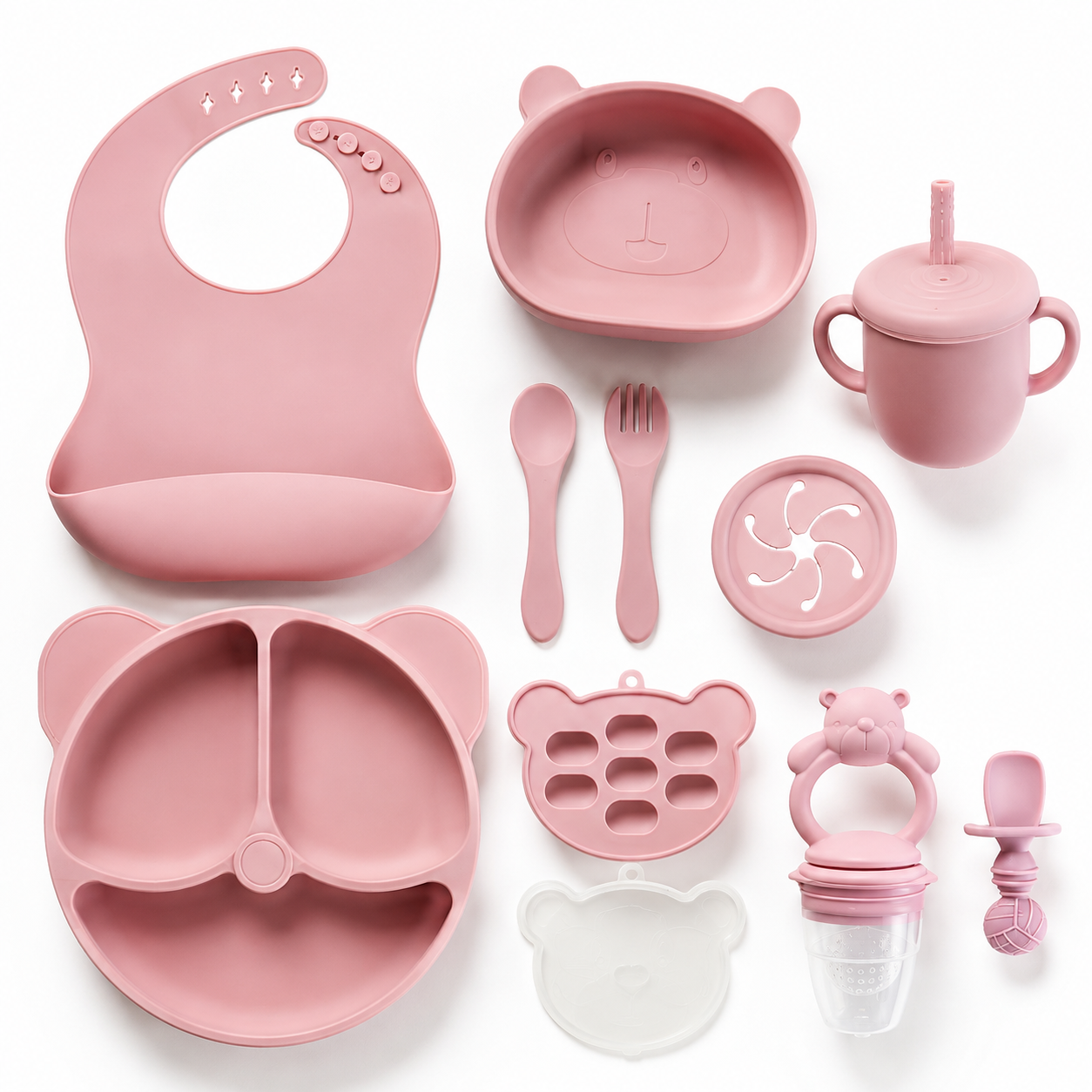 Little Bloom™ Premium Silicone Feeding Set