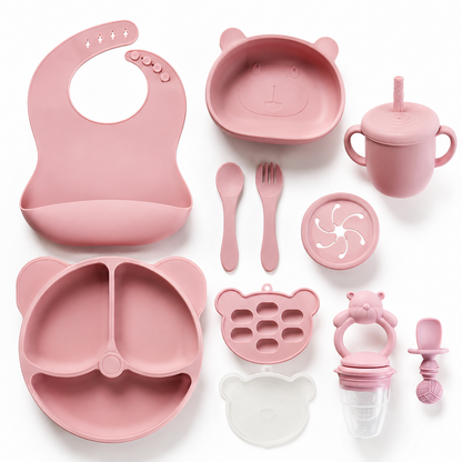 Little Bloom™ Premium Silicone Feeding Set