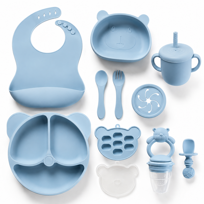Little Bloom™ Premium Silicone Feeding Set