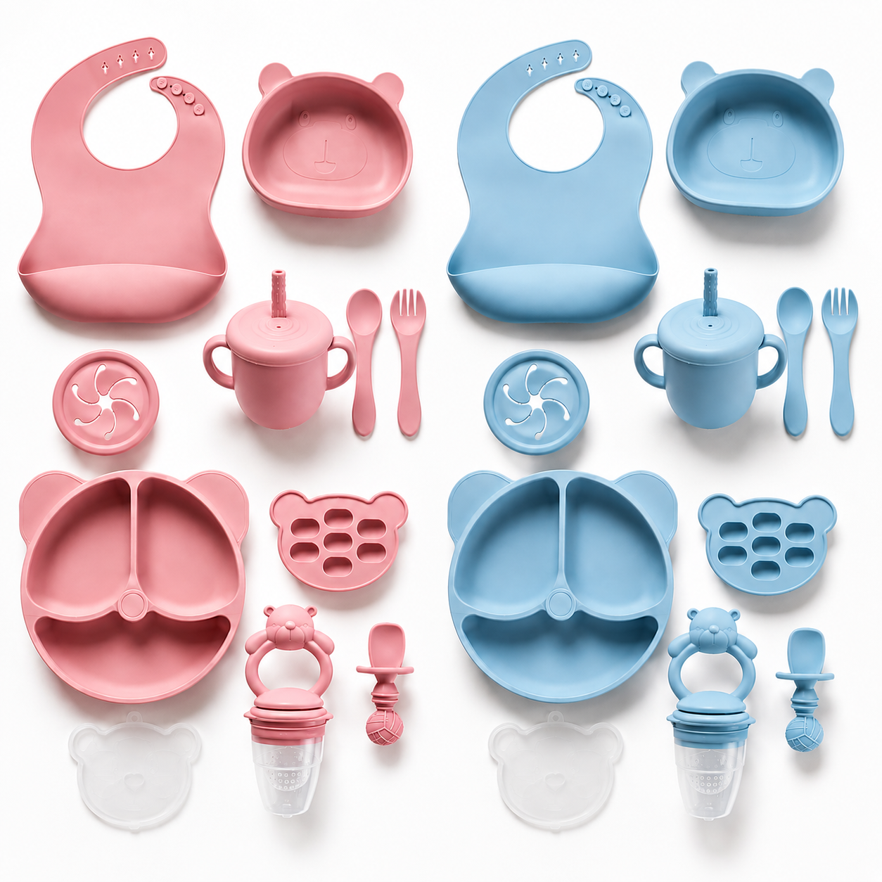 Little Bloom™ Premium Silicone Feeding Set