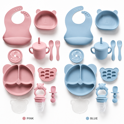 Little Bloom™ Premium Silicone Feeding Set
